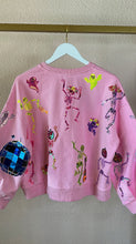 Load image into Gallery viewer, Queen of Sparkles Pink Skeleton Sweatshirt
