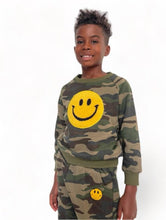 Load image into Gallery viewer, Lola + The Boys Camo Emoji Smiley Track Set
