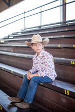 Load image into Gallery viewer, BlueQuail Grand Entry Pearl Snap Long Sleeve Shirt