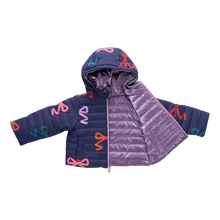 Load image into Gallery viewer, Pink Chicken Multi Bow Reversible Riley Jacket