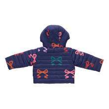 Load image into Gallery viewer, Pink Chicken Multi Bow Reversible Riley Jacket