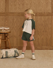 Load image into Gallery viewer, Rylee + Cru Raglan Crop Tee and Green Track Shorts- Racquet Club