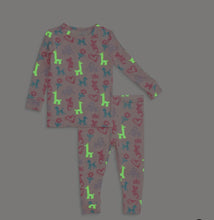 Load image into Gallery viewer, Magnetic Me PJ Set- Pink Party Animals Glow In The Dark