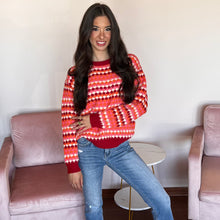 Load image into Gallery viewer, Bright &amp; Cozy Dotted Sweater
