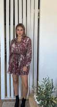 Load image into Gallery viewer, ASTR The Label Marisela Dress- Rust Print