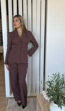 Load image into Gallery viewer, ASTR The Label Valor Blazer- Plum Brown
