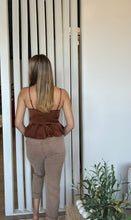 Load image into Gallery viewer, ASTR The Label Paislee Top- Brown