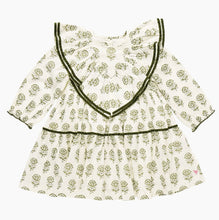 Load image into Gallery viewer, Pink Chicken Olive Rose Floral Raphaela Dress