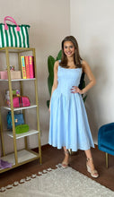 Load image into Gallery viewer, ASTR The Label Thierry Linen Midi Dress- Blue