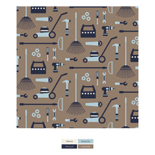 Load image into Gallery viewer, Kickee Pants Convertible Coverall- Portabella Fall Tools