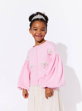 Load image into Gallery viewer, Lola + The Boys Pearl Bow Cardigan
