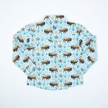 Load image into Gallery viewer, BlueQuail Western Buffalo Pearl Snap Long Sleeve Shirt
