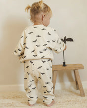 Load image into Gallery viewer, Quincy Mae Waffle Slouch Set- Bats