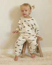 Load image into Gallery viewer, Quincy Mae Waffle Slouch Set- Bats