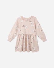 Load image into Gallery viewer, RYLEE + CRU RAGLAN DRESS-POODLES