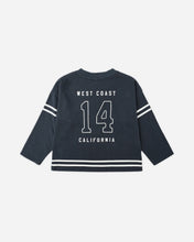 Load image into Gallery viewer, RYLEE + CRU CAMDEN LONG SLEEVE TEE-NAVY