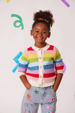 Load image into Gallery viewer, Lola + The Boys Rainbow Bright Knit Cardigan