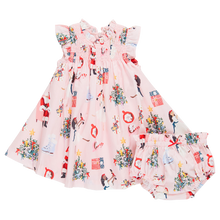 Load image into Gallery viewer, Pink Chicken Holiday Spirit Stevie Dress Set
