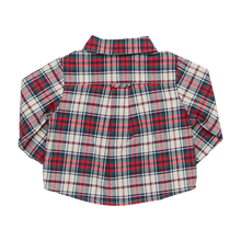Load image into Gallery viewer, Pink Chicken Holly Tartan Baby Jack Shirt

