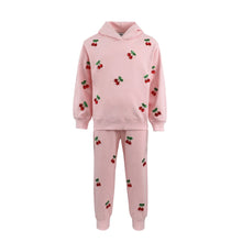 Load image into Gallery viewer, Lola + The Boys Cherry Berry Joggers Set