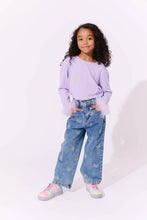 Load image into Gallery viewer, Lola + The Boys Crystal Butterfly Jeans