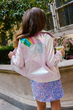 Load image into Gallery viewer, Lola + The Boys Rainbow Cloud Hologram Leather