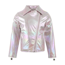 Load image into Gallery viewer, Lola + The Boys Rainbow Cloud Hologram Leather