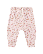 Load image into Gallery viewer, Quincy Mae Ruffle Long Sleeve Tee and Drawstring Pant Set- Wild Flower & Garden