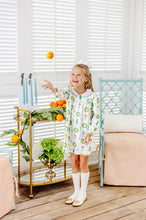 Load image into Gallery viewer, The Beaufort Bonnet Company Topiaries &amp; Tangerines Long Sleeve Maerin Fitz Frock
