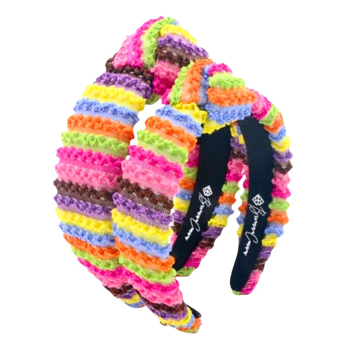 Brianna Cannon Fiesta Ruffle Rainbow Headband
