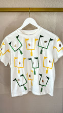 Load image into Gallery viewer, Queen of Sparkles Green and Yellow Field Goal Tee
