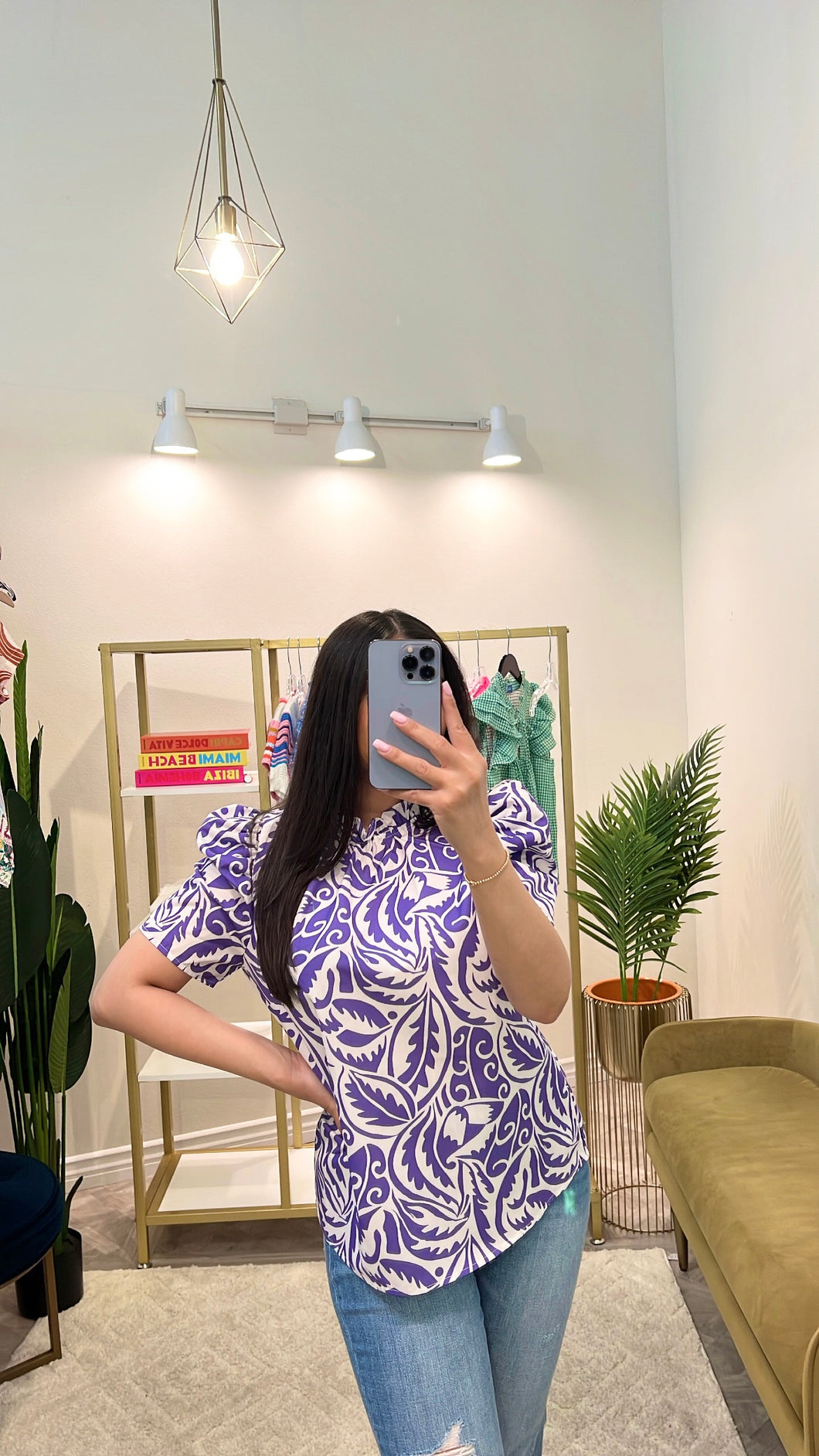 Amethyst Short Sleeve Top