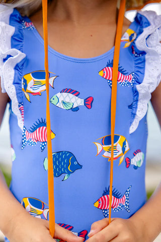 THE BEAUFORT BONNET COMPANY RUEHLING RUFFLE BATHING SUIT