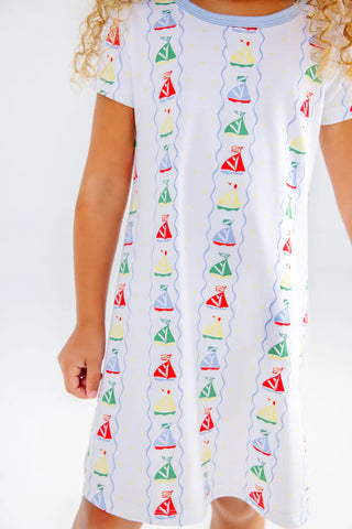 THE BEAUFORT BONNET COMPANY POLLY PLAY DRESS- SHORT SLEEVE