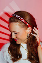 Load image into Gallery viewer, Brianna Cannon Kansas City Chiefs Thin Embroidered Headband
