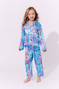 Lola + The Boys Bejeweled Silk Set