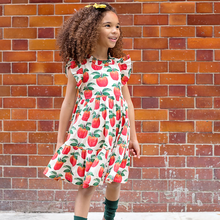 Load image into Gallery viewer, Pink Chicken Painted Apple Jennifer Dress
