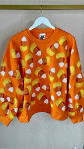Queen of Sparkles Candy Corn Sweatshirt