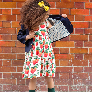 Pink Chicken Painted Apple Jennifer Dress