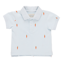 Load image into Gallery viewer, Pink Chicken Carrot Embroidery Alec Shirt
