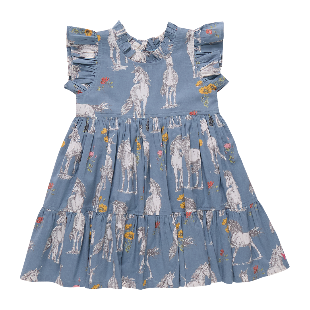 mini boden dog dress Pink Chicken Unicorn Field Jennifer Dress – Ella Blu Boutique