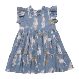 Pink Chicken Unicorn Field Jennifer Dress