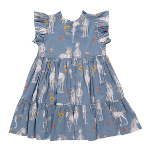 Pink Chicken Unicorn Field Jennifer Dress