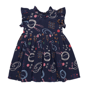 Pink Chicken Tic Tac Toe Jennifer Dress