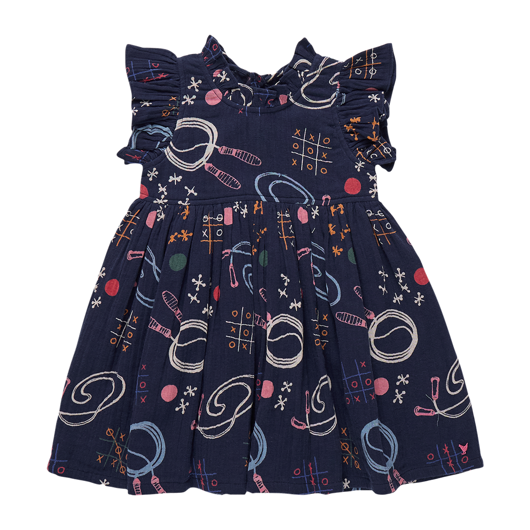 Pink Chicken Tic Tac Toe Jennifer Dress