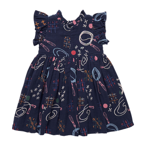 Pink Chicken Tic Tac Toe Jennifer Dress
