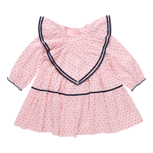 Pink Chicken Strawberry Cream Polka Dot Raphaela Dress