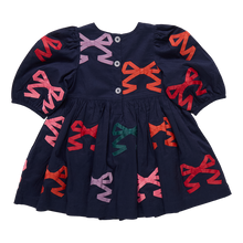 Load image into Gallery viewer, Pink Chicken Multi Bow Applique Brooke Dress
