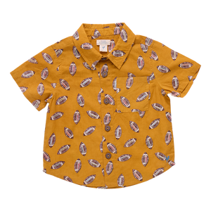 Pink Chicken Flying Footballs Jack Shirt