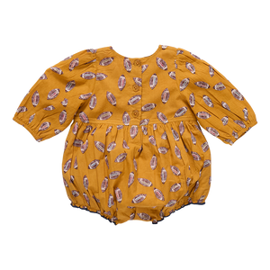 Pink Chicken Flying Footballs Brooke Bubble